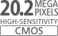 Sensor CMOS de 20,2 megapíxeles