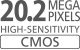 Sensor CMOS de 20,2 megapíxeles