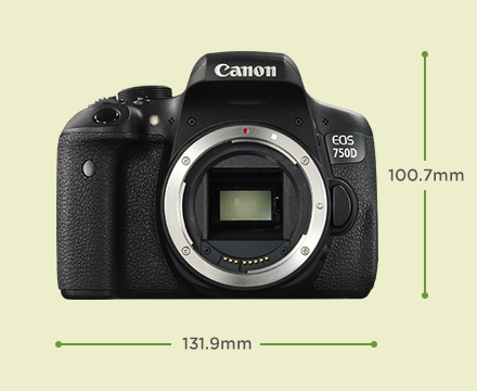 Cámara digital logotipo de cuerpo de goma para la reparación d Canon EOS 750D unidad de reemplazo parte 