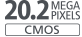 CMOS de 20,2 megapíxeles
