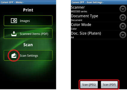 PIXMA Easy-PhotoPrint - Android Wireless and Mobile Printing - Canon Spain