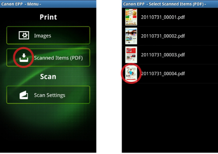 PIXMA Easy-PhotoPrint - Android Wireless and Mobile Printing - Canon Spain