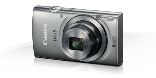 Canon Digital IXUS 160 20 MP 8 X Zoom Lente HD Movie Negro IS Cargador 8 GB de memoria 