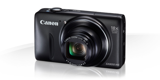 White Canon PowerShot SX600 HS 16MP 18X Optical Zoom Digital Camera 