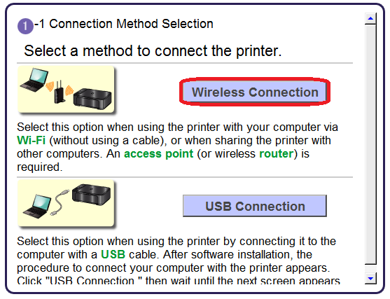Sentirse mal datos Credo PIXMA MP495 Wireless Connection Setup Guide - Canon Spain